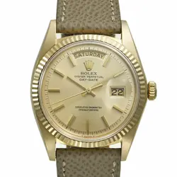 USED ROLEX DAY DATE 1803 GOLD CASE SIZE 36MM×36MM MEN'S WATCH #51612