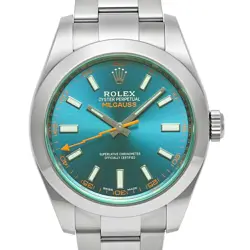USED ROLEX MILGAUSS 116400GV BLUE CASE SIZE 40MM×40MM MEN'S WATCH #522912