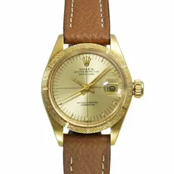 USED ROLEX DATEJUST 6900 GOLD CASE SIZE 25MM×25MM LADIES WATCH #5917712