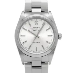USED ROLEX AIR KING 14000M SILVER CASE SIZE 34×34MM MEN'S WATCH #511312