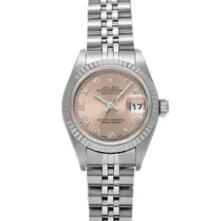 USED ROLEX DATEJUST 79174 PINK CASE SIZE 26×26MM LADIES WATCH #5611812