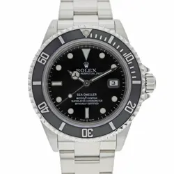 USED ROLEX SEA-DWELLER 16600 BLACK CASE SIZE 40.0MM MEN'S WATCH #513212