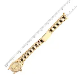 ROLEX PRESIDENT DATEJUST 31 MIDSIZE YELLOW GOLD LADIES WATCH 68278