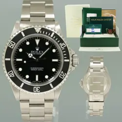 2023 RSC PAPERS ROLEX SUBMARINER NO-DATE 14060 STEEL BLACK 40MM WATCH BOX