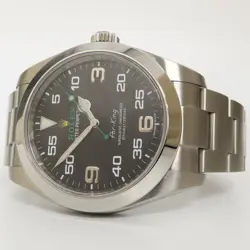 ROLEX AIR-KING BLACK DIAL STAINLESS STEEL AUTOMATIC OYSTER 40MM 116900