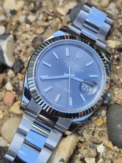 ROLEX DATEJUST 126334 RHODIUM DIAL 2023 COMPELTE FULL SET IMMACULATE