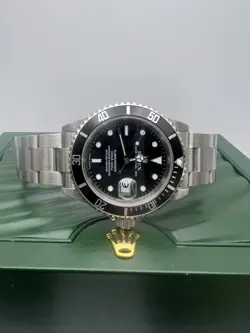 ROLEX SUBMARINER 40MM 16610 BLACK BEZEL DIAL BOX PAPERS