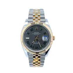 ROLEX 126333 OYSTER DATEJUST 41MM GOLD/STEEL WIMBLEDON WATCH (UOEE) (PSH035531)