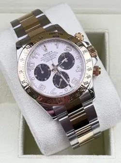 ROLEX DAYTONA 116523 SILVER RACING DIAL 40MM MEN'S WATCH