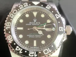 ROLEX GMT MASTER II 40MM STAINLESS STEEL BRACELET 2004 NO PAPERS OR PACKAGING