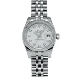 ROLEX DATEJUST DIAMOND 179174G V-SERIES (2009) DIAMOND LADIES AUTOMATIC #GZ125