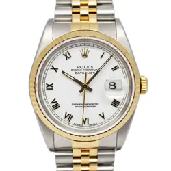ROLEX DATEJUST 16233 E ROMAN YG AUTOMATIC MEN'S #U306