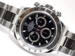 ROLEX DAYTONA BLACK DIAL 116520 '06 D SERIES MENS116520