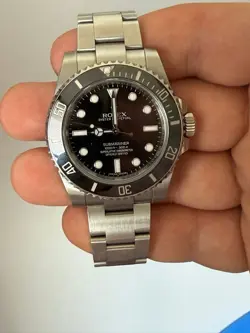ROLEX SUBMARINER 114060 - BLACK DIAL 40MM WATCH - BOX INCLUDED