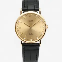 ROLEX CELLINI SELINI COIN WATCH 5112 UNISEX 32 MEDIUM DIAMOND ROMAN MANUAL 1991