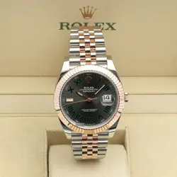 Rolex Datejust 41 Wimbledon Pink Combination Men's Watch 126331 2019 135319904