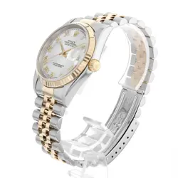 ROLEX DATEJUST 16233NR WHITE SHELL ROMA K 349823