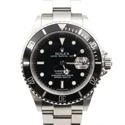 ROLEX BLACK DATE 40MM STEEL MEN'S WATCH AA50905 135392368