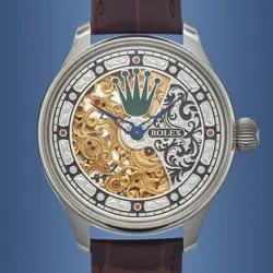 MARRIAGE WATCH ROLEX 48MM MEN WITH POCKET ARRANGEMENT ANTIQUE 1947