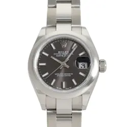 ROLEX DATEJUST 28 279160 DARK GRAY DIAL USED WOMEN'S WATCH