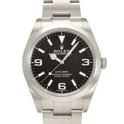 ROLEX EXPLORER 214270 BLACK DIAL MEN'S WATCH PRE-OWNED