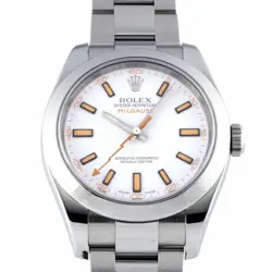 ROLEX MILGAUSS 116400 WHITE DIAL USED MEN'S WATCH