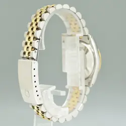 MINT Ladies Rolex 68273 Two Tone 18k Gold Steel White Dial 31mm Midsize Watch