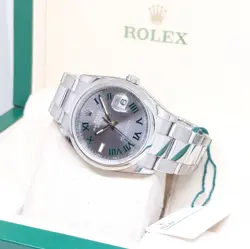 ROLEX 36MM WIMBLEDON OYSTER BRACELET DATEJUST 126200 (MAY 2023)
