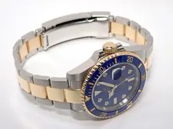 rolex Submariner Date SS x YG Combination Blue 8P Diamond  watch men TO166571