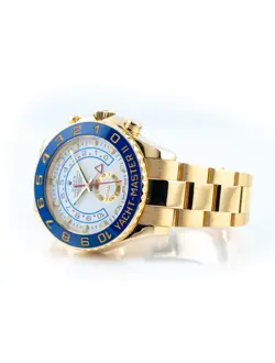 Rolex Yachtmaster II 44mm 18k Yellow Gold Blue Ceramic Bezel Ref 116688 M series