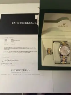 ROLEX OYSTER PERPETUAL DATE 15203 34MM TWO-TONE AUTOMATIC – AUTHENTICATED