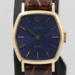 ROLEX ORCHID 2664/8 18K GOLD VINTAGE WATCH DEADSTOCK GRADE USED