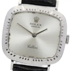 ROLEX CELLINI 4082 K18 WG CAL.1601 HAND-WOUND LADIES USED