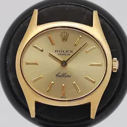 ROLEX CELLINI 18K GOLD HAND-WOUND WOMEN'S WATCH, 17.3G, TOP CONDITION