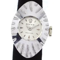 ROLEX 2000 CHAMELEON ALMOND K18 WG CAL.1401 LADIES HAND-WOUND USED