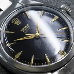 rolex Oyster Royal Ref.6426 Black Mirror Gilt Dial 1962's watch men TO166603