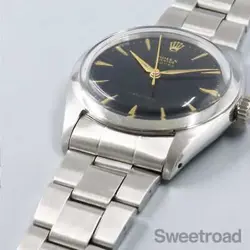 rolex Oyster Royal Ref.6426 Black Mirror Gilt Dial 1962's watch men TO166603