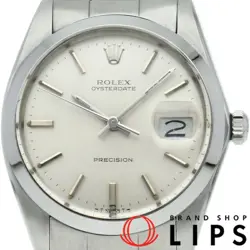 ROLEX OYSTER PERPETUAL DATE 6694 STAINLESS STEEL MEN'S WATCH USED