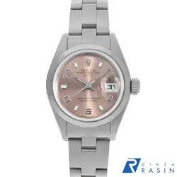 ROLEX OYSTER PERPETUAL DATE 79160 PINK DIAL STAINLESS STEEL USED