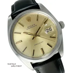 ROLEX OYSTER DATE PRECISION REF 6694 ANTIQUE VINTAGE HAND WOUND USED MEN WATCH