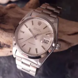 ROLEX 6694 OYSTER DATE PRECISION 1980 SS PENCIL HANDS MUK BRACELET MEN HAND WOU