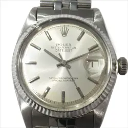 USED ROLEX 1601 DATEJUST WINDING 5 STRANDS JUBILEE BRACELET PLASTIC WINDSHIELD