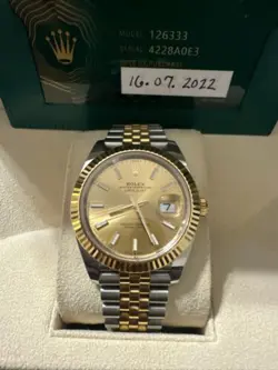 DATEJUST 41MM YELLOW