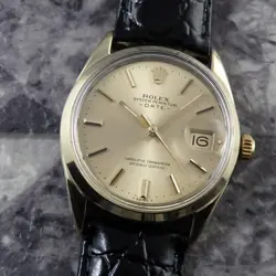 ROLEX OYSTER PERPETUAL DATE CHAMPAGNE DIAL 1970 1550 ANTIQUE WATCH ROLEX VINTAGE