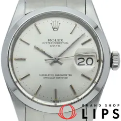 ROLEX OYSTER PERPETUAL DATE ANTIQUE OYSTER PERPETUAL DATE 1500(2) SS MEN WATCH