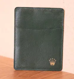 ROLEX - DOOR MAP GREEN / CARD HOLDER GREEN 12 X 9CM