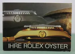 ROLEX - IHRE ROLEX OYSTER- GERMAN 1983