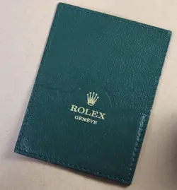 ROLEX - DOOR HANDLE MAP GREEN / CARD HOLDER GREEN