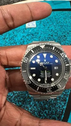 ROLEX SEA-DWELLER DEEPSEA JAMES CAMERON BLUE BLACK STEEL 116660 44MM DIVE WATCH