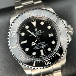 ROLEX SEA-DWELLER 116660 STAINLESS STEEL BLACK DIAL 44MM AUTOMATIC WATCH - 2015